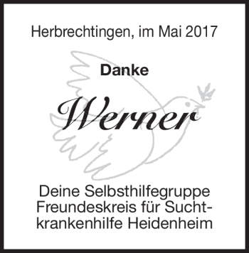 Traueranzeige von Werner Cechovsky von Heidenheimer Zeitung