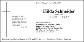 Traueranzeige von Martin Bock von Heidenheimer Zeitung