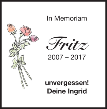 Traueranzeige von Fritz Hommel von Heidenheimer Zeitung