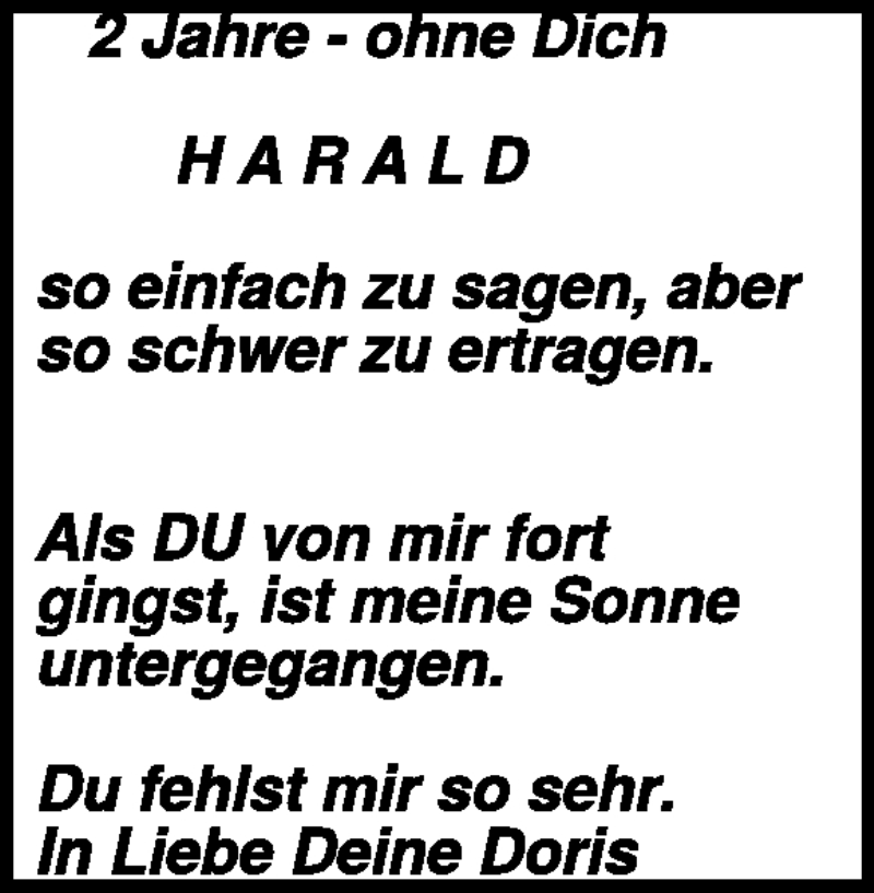  Traueranzeige für Harald Bollinger vom 30.01.2019 aus Heidenheimer Zeitung