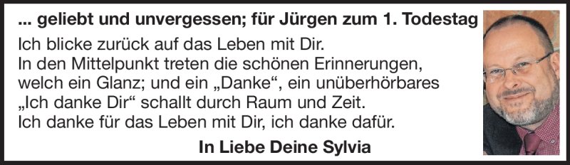  Traueranzeige für Jürgen  Stegmeier vom 30.04.2019 aus Heidenheimer Zeitung