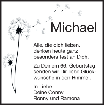 Traueranzeige von Michael Benitsch von Heidenheimer Zeitung