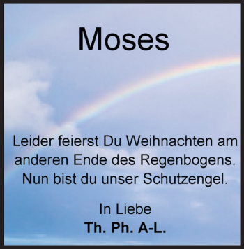 Traueranzeige von Bernd Moser von Heidenheimer Zeitung