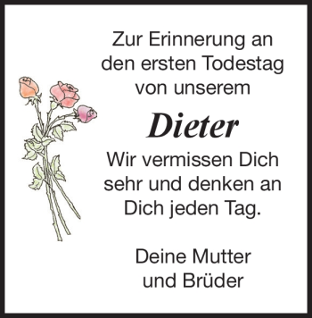 Traueranzeige von Dieter Laub von Heidenheimer Zeitung