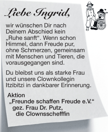 Traueranzeige von Ingrid Romig von Heidenheimer Zeitung