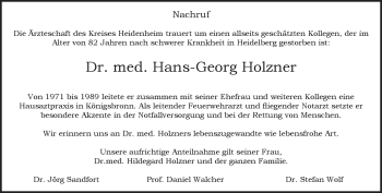 Traueranzeige von Wolfgang Harr von Heidenheimer Zeitung