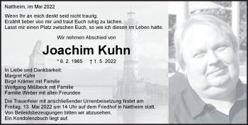 Traueranzeige von Joachim Kuhn von Heidenheimer Zeitung