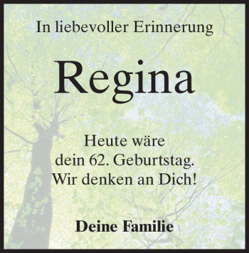 Traueranzeige von Regina Kotsch von Heidenheimer Zeitung