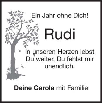 Traueranzeige von Rudolf Reich von Heidenheimer Zeitung