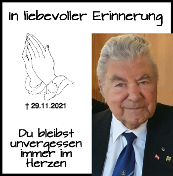 Traueranzeige von Kurt Joachim  Becker von Heidenheimer Zeitung