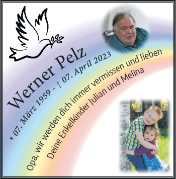 Traueranzeige von Werner Pelz von Heidenheimer Zeitung
