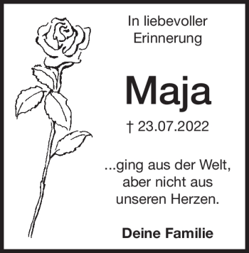 Traueranzeige von Maria Maier von Heidenheimer Zeitung