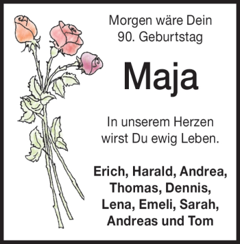 Traueranzeige von Maria Maier von Heidenheimer Zeitung