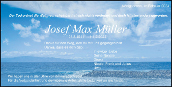 Traueranzeige von Josef Max Müller von Heidenheimer Zeitung