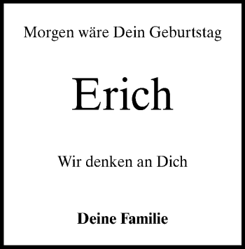 Traueranzeige von Erich Maier von Heidenheimer Zeitung