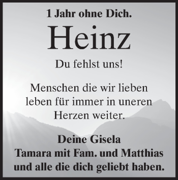Traueranzeige von Heinz Käszmann von Heidenheimer Zeitung