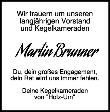 Traueranzeige von Martin Martin von Heidenheimer Zeitung