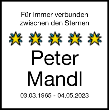 Traueranzeige von Peter Mandl von Heidenheimer Zeitung